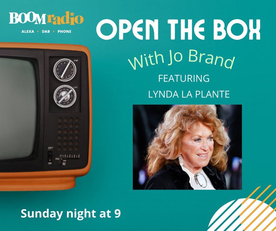 Lynda La Plante is this week's Prime Suspect for our Open the Box series, hosted by Jo Brand. Sunday night at 9.