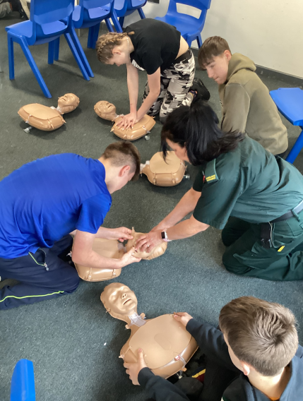 A big thank you to <a href="/stjohnambulance/">St John Ambulance England</a> for delivering First Aid sessions to our students as part of our charity fundraiser day for <a href="/YorkshireAirAmb/">Yorkshire Air Ambulance</a> 🚑