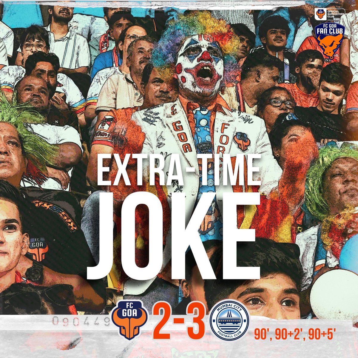 SODDUN DILI 😩 CATASTROPHE 

The Stage was set, luckily all is not over yet...!

JOIN US FOR THE #GaurTrip to Mumbai 🔥🧡

#FCGoaFanClub #FCGoa #ForcaGoa #VamosGoa