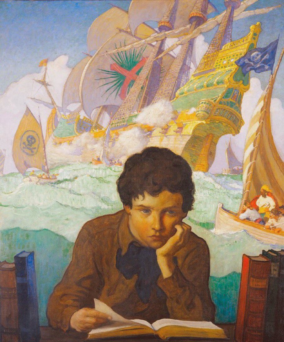 N. C. Wyeth’s The Storybook (1921)
Nathaniel Wyeth as a Child, Reading
#bookologythursday