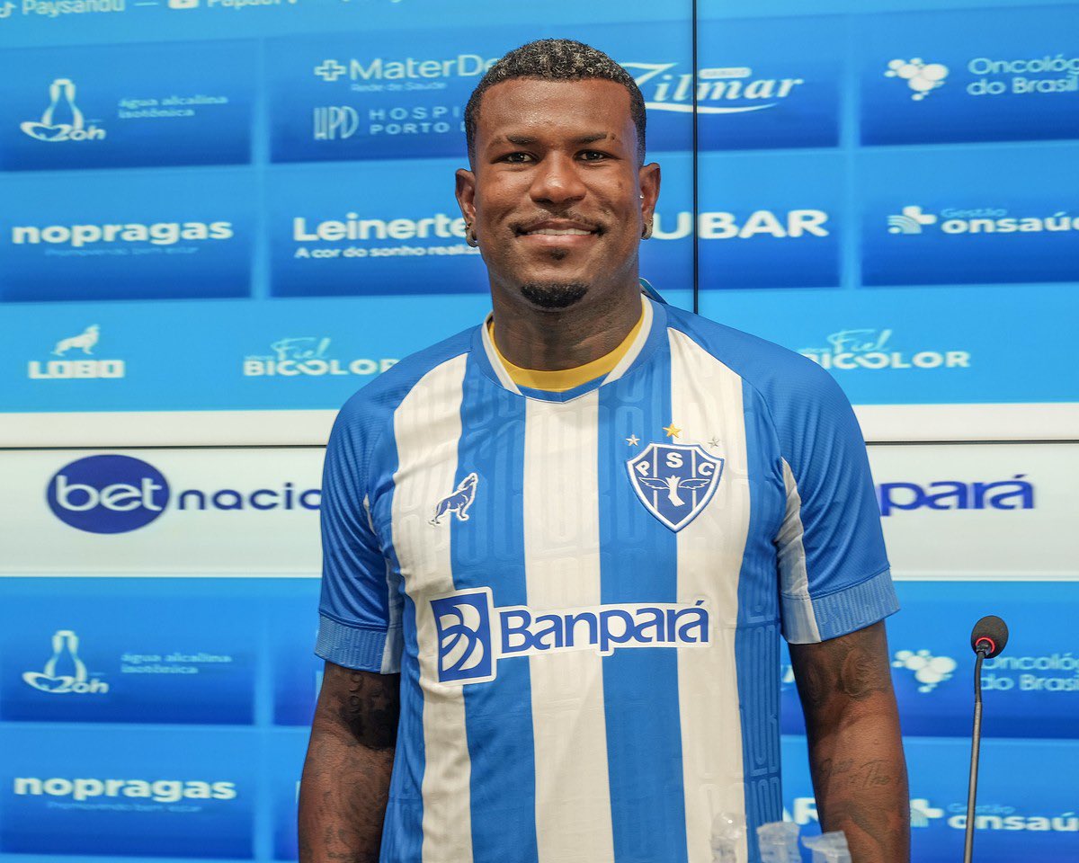 ribeiros_rafael's tweet photo. Lateral-esquerdo Geferson, de 29 anos, ex-Paysandu (PA), é o novo contratado do LEC. Na temporada, três jogos e um como titular. Chega para uma posição carente no elenco, e é a única opção no setor. Atleta deverá estar regularizado para domingo! (Foto: Jorge Luís Totti/PSC) https://t.co/xQp1PlYiEW