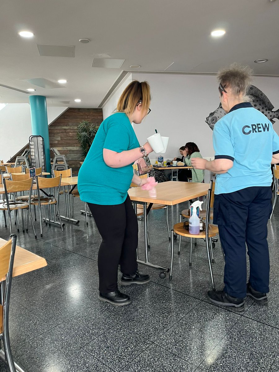 Lily has completed her first day of work experience today @TheDeepHull working in the cafe area. We are very proud of you Lily! @HumberEdTrust #buildresiliencenotreliance