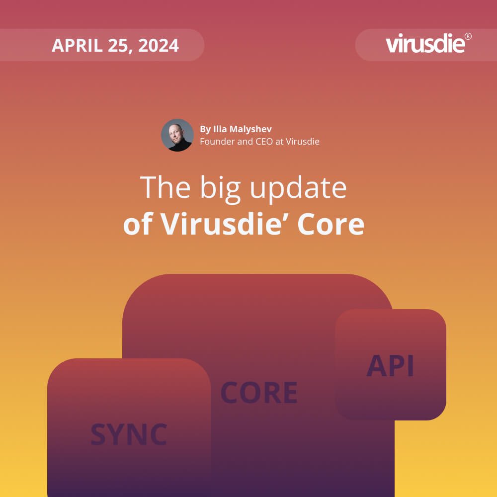 #Virusdie upgrade 184 | The big update of Virusdie Core - the biggest step forward to new features: virusdie.com/blog/update-18…

#wordpress #cybercrime #cybersecurity #infosec #websecurity #malware #Ransomware #Vulnerability #Phishing #code #hacked #web #antivirus