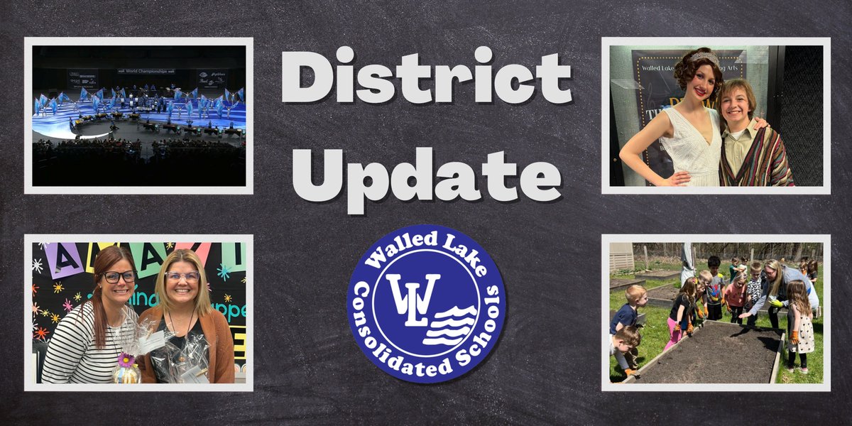 Check out this week's District Update for news and notes from around Walled Lake Consolidated Schools! 💙 #WEareWLCSD

Read ➡️ smore.com/n/p8mqj