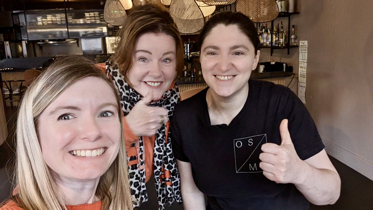 Hospitality banter with the talent that is Dani Heron Chef 👩‍🍳 Owner of OSMA Manchester- get your selves down there 👌🌟