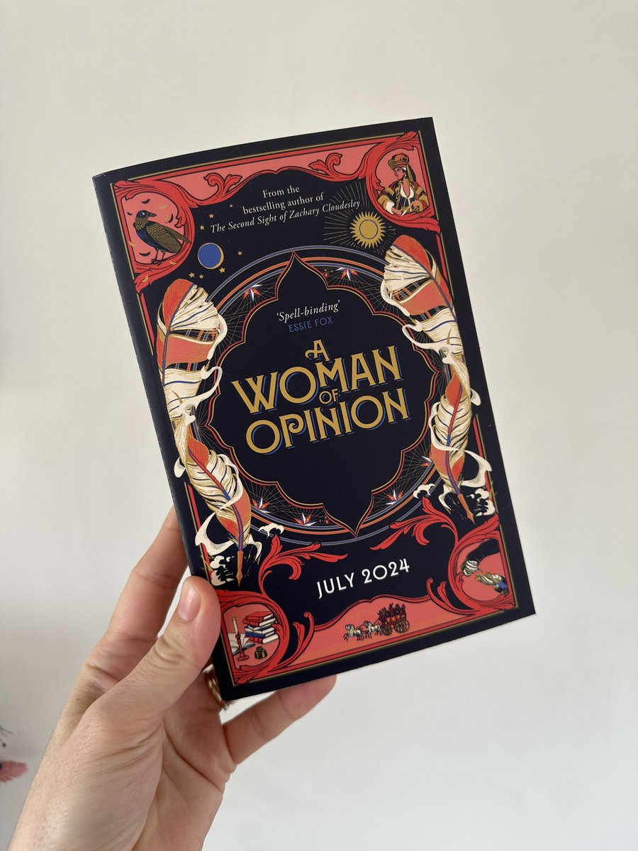 Huge thanks to @izzieghaffari for this stunning copy of #AWomanOfOpinion - I’m so excited after loving Sean’s debut so much! 

Coming in July from @DoubledayUK ✨