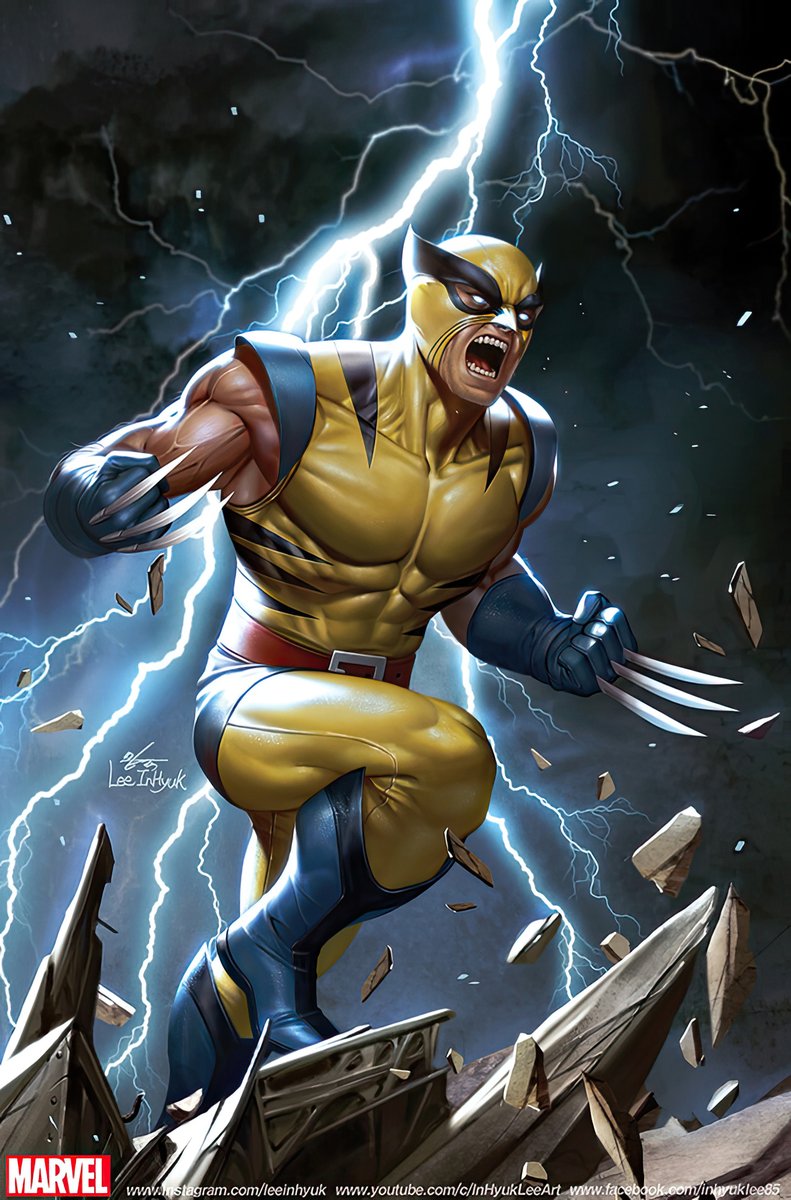 Marvel Tales: Wolverine  1
Artwork by @inhyuklee
#Wolverine #XMen #HughJackman  #Deadpool #comicart #comicbookart