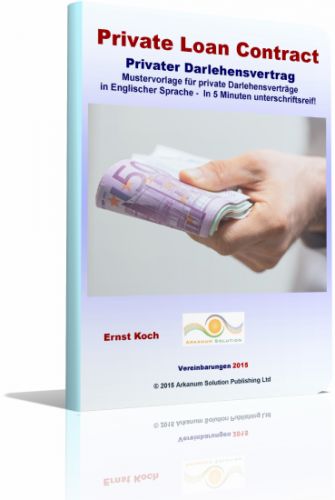 ArkanumSolution's tweet image. Private Loan Contract (Darlehensvertrag)
Mustervorlage für Privatdarlehen in Englisch 
#sampletemplate #PrivateLoanContract
buff.ly/2QlgcwU