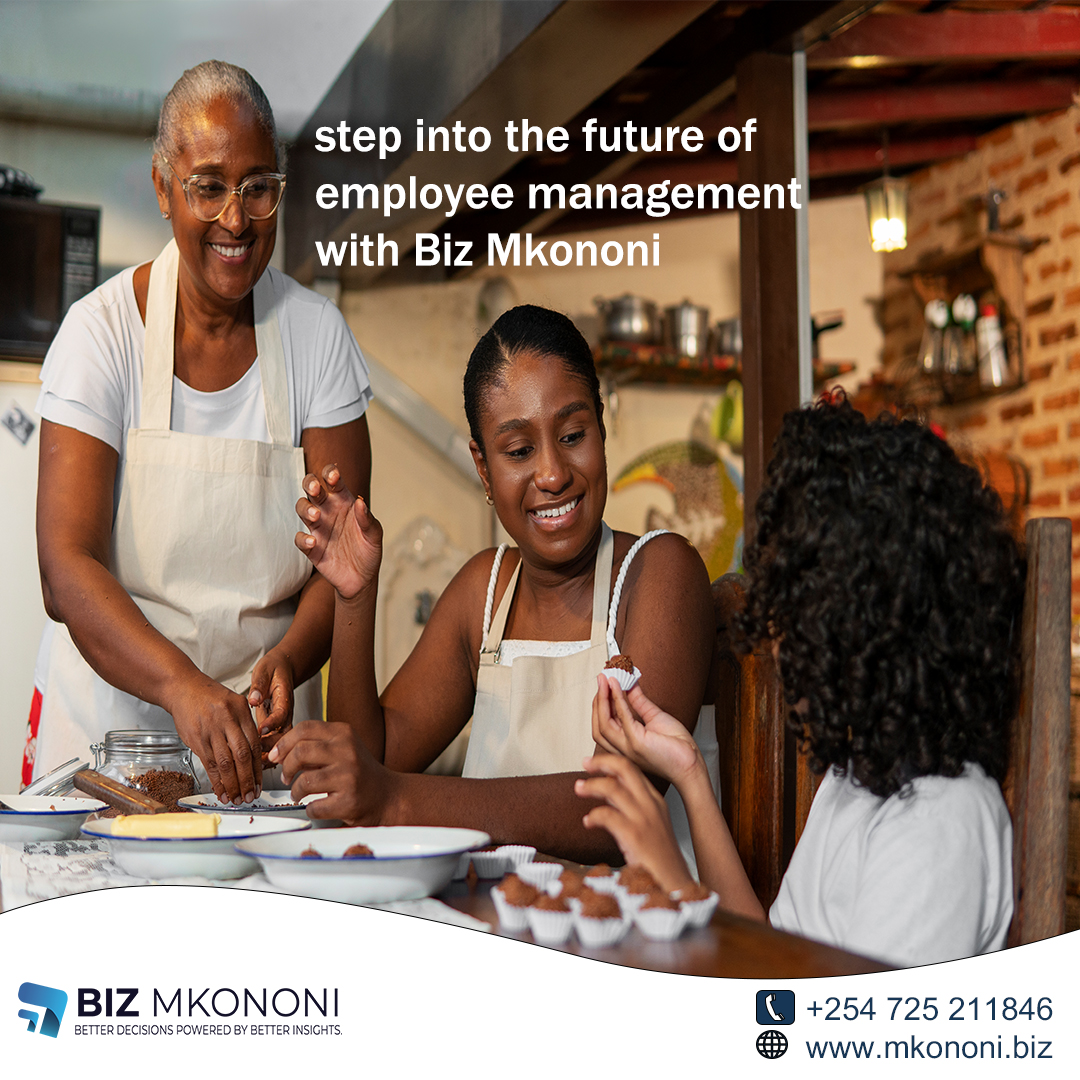 Elevate your workforce management with Biz Mkononi.
Master the art of employee management with Biz Mkononi!
Streamlining operations, empowering teams, and fostering growth through innovative digital solutions.
#business #EmployeeExperience #management #innovative