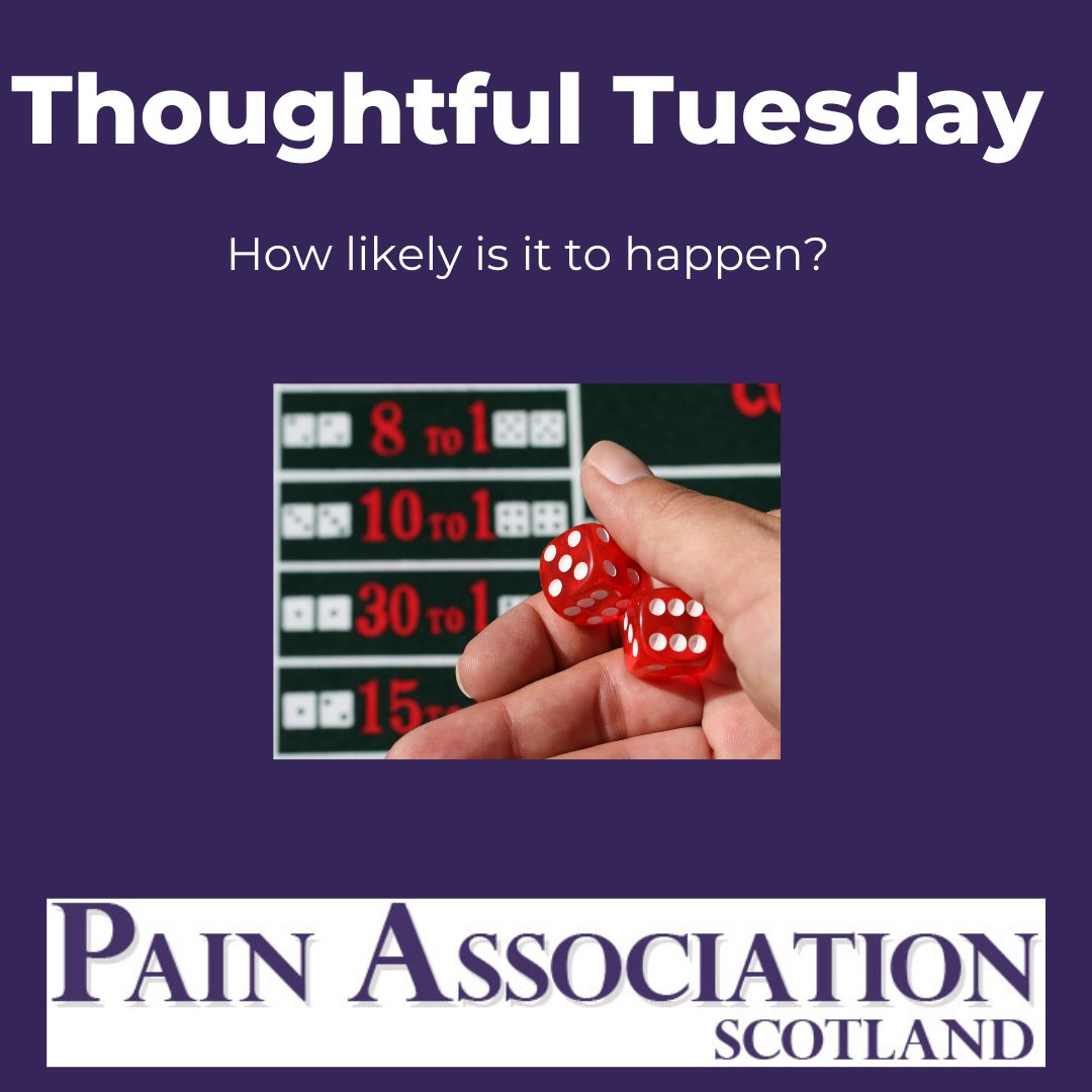 Is it likely to happen?

#Thoughtfultuesday #Anxiety #Chronicpain #Selfmanagement #endométriose #Fibromyalgia 

@SoniaCottom