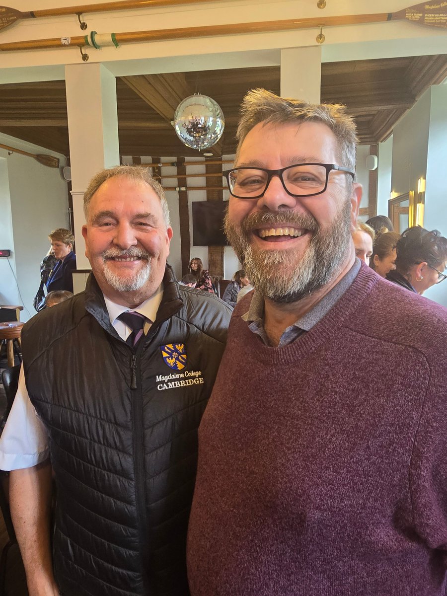 A fond farewell to two of our top Porters! Mike and Chris are both retiring after 11 years in the Porters Lodge. They would like to thank the students, staff, and Fellows for all the happy times and wonderful memories.