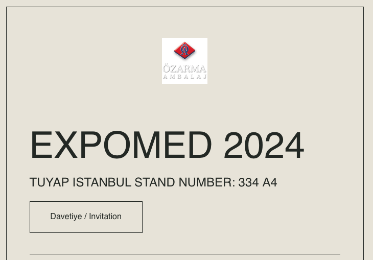 PackagingMarket's tweet image. 25-27 Nisan / April from 10am to 18pm. Please feel free to ask for invitation.