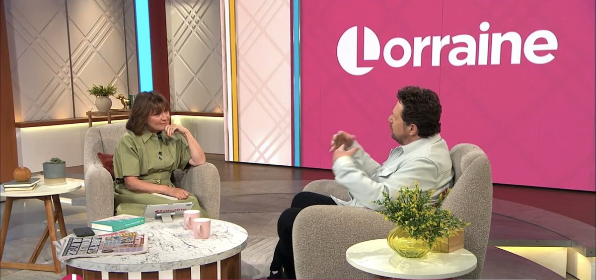 Michael on @lorraine on 25/04/24