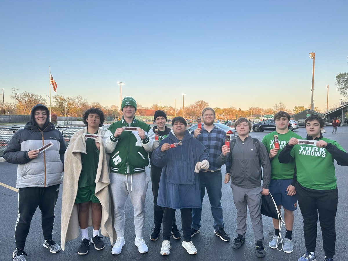 Great night for <a href="/YorkThrows/">York Throws</a> with 8 PR’s in cold temperatures.