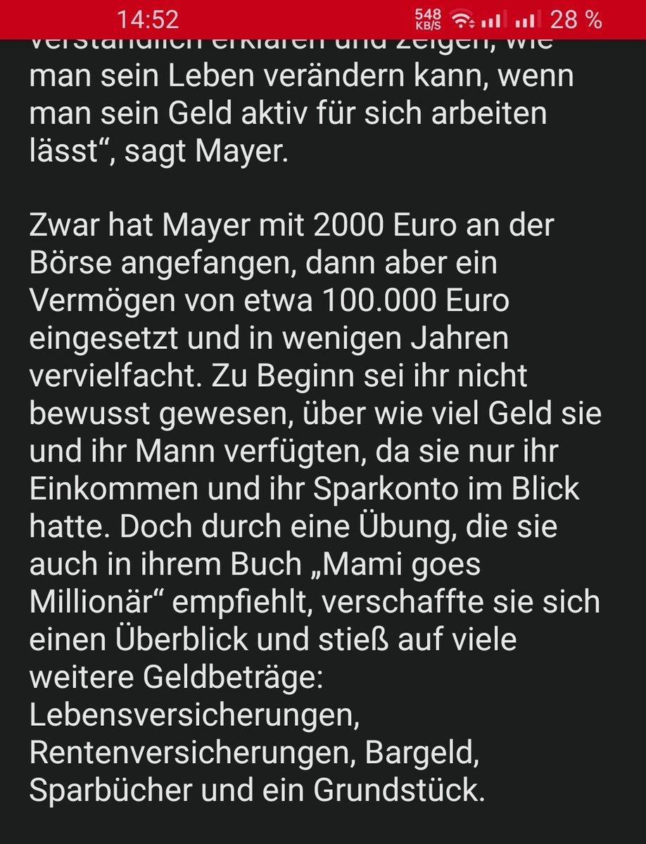 Wenn du 2k Spielgeld von deinem Mann bekommst und gar nicht weißt, dass du auch noch n Grundstück als Wert hast. @focusonline