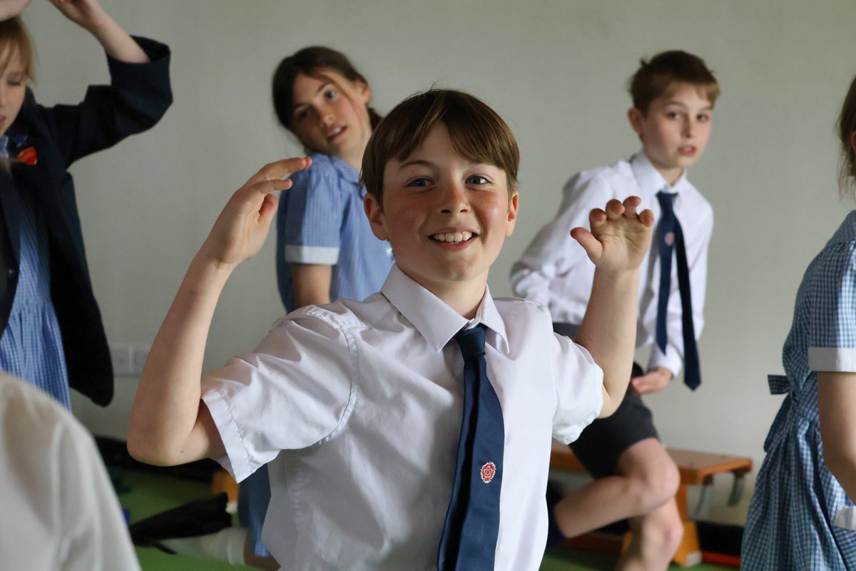 Eliz_Coll's tweet photo. The Year 6 children have thrown themselves into their first week of rehearsals for Matilda. They are taking direction from Mrs Ricketts and Mr Sutton and have already learnt and choreographed the opening song!
Well done everyone!
#ECJS https://t.co/bxe429RUMY