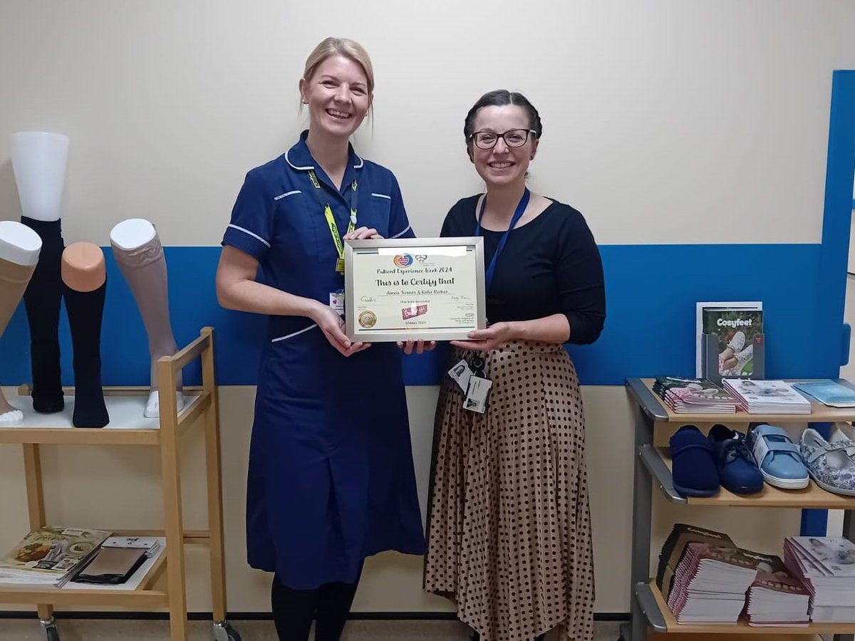 Dr Katie Riches and Alexis Turner from the Lymphedema Clinic at FNCH site have won Go For It Funding. This will fund a range of toys & resources and buy each paediatric patient in the clinic a special book to help them understand their condition more. Amazing! Well done both! 🏆