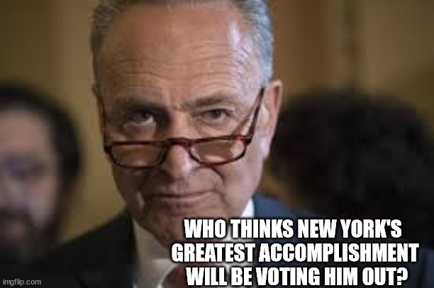 Chuck Schumer lauds Senate's 'greatest achievement in years' as foreign aid bill passes! Translation: We got paid big time on this one!