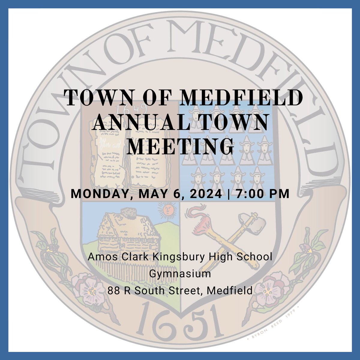 We are excited to share with you the 2024 Warrant Committee Roundtable Review: youtu.be/QT6YPHasnFE?si… For more 2024 Annual Town Meeting information please visit our Town Meeting page here: town.medfield.net/2248/2024-Annu…