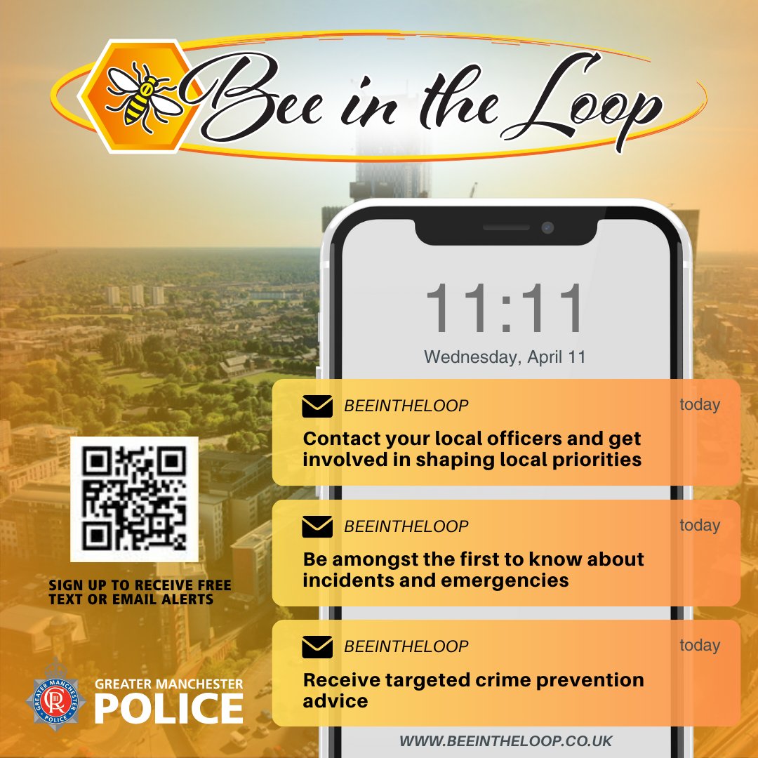 #BeeInTheLoop | Your Neighbourhood policing teams are at the forefront of the fight against crime in your communities. Sign up to Bee In The Loop for your direct link with neighbourhood police officers in your area