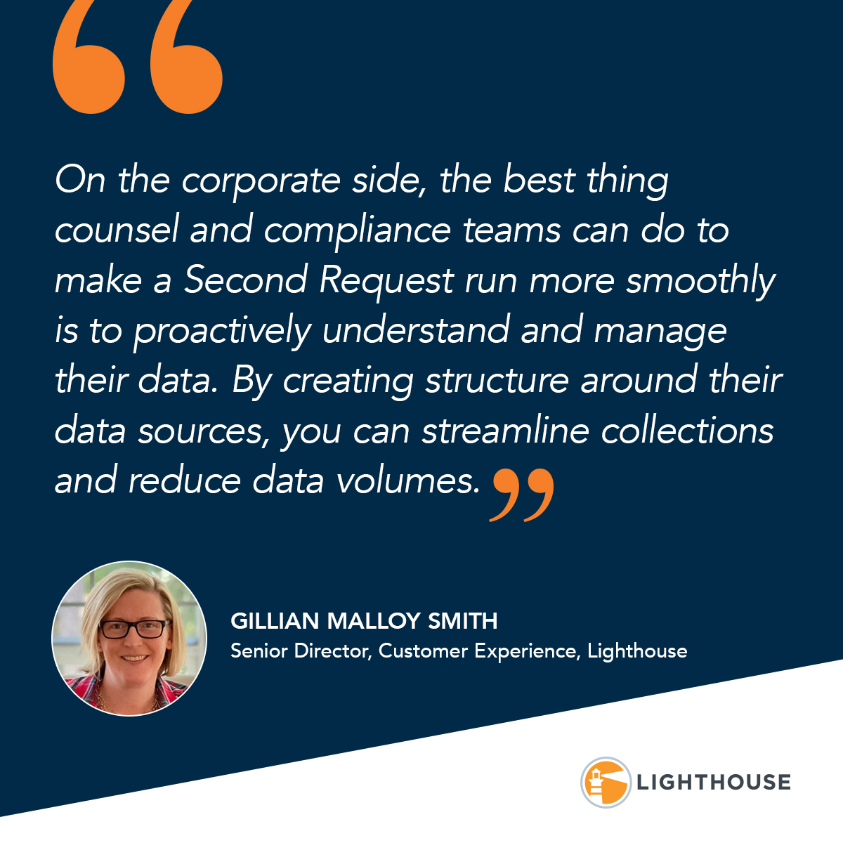 In our Second Request trends report, Lighthouse’s Gillian Malloy Smith explains how in-house counsel can prepare for Second Requests in today’s data and regulatory environment: ow.ly/tFTc50RcJp3

#antitrust #eDiscovery #inhousecounsel