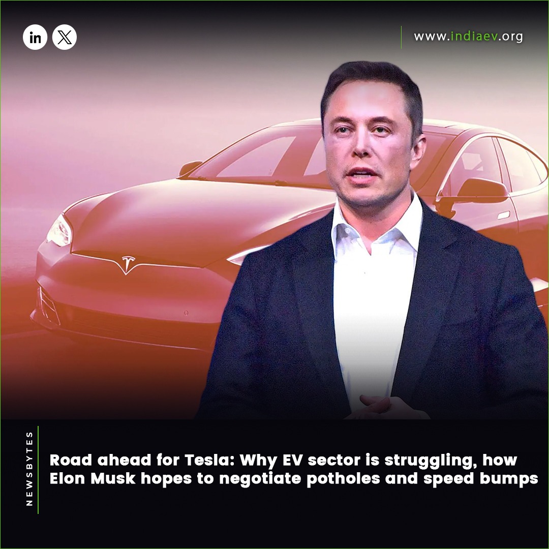 #Road ahead for Tesla: Why #EVsector is struggling, how Elon Musk hopes to negotiate potholes and #speedbumps

#TeslaRoadAhead #EVStruggle #ElonMusk #ElectricVehicle #SustainableTransport #CleanEnergy #GreenTech #GreenIndia #IndiaEVShow #RenewableEnergy #EntrepreneurIndia