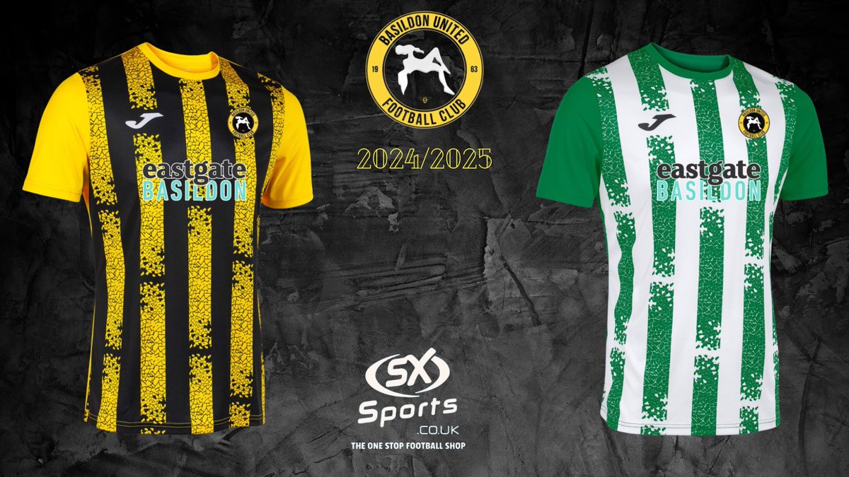 BasUtdFC's tweet photo. Our 2024/2025 kits with thanks to @JomaSportUK &amp; @SxSports 💛🖤 https://t.co/Zpm0dtc80S