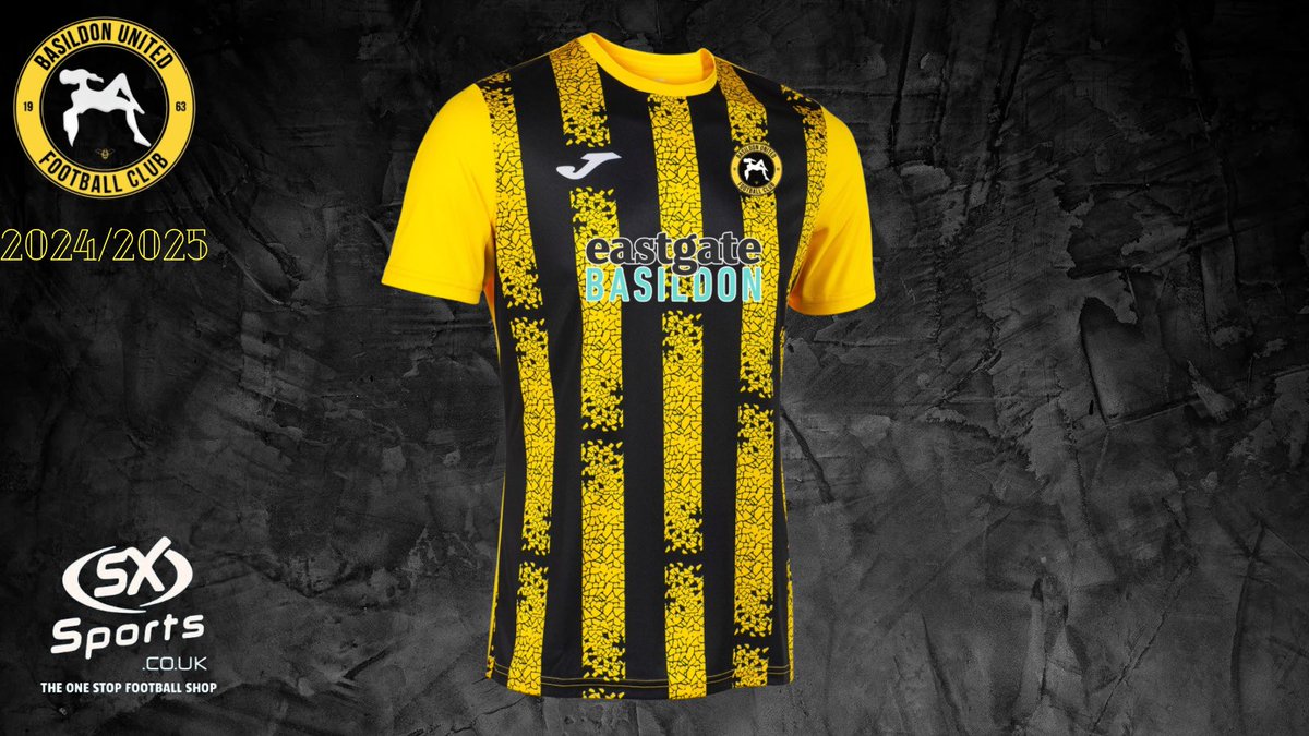 BasUtdFC's tweet photo. Our 2024/2025 kits with thanks to @JomaSportUK &amp; @SxSports 💛🖤 https://t.co/Zpm0dtc80S