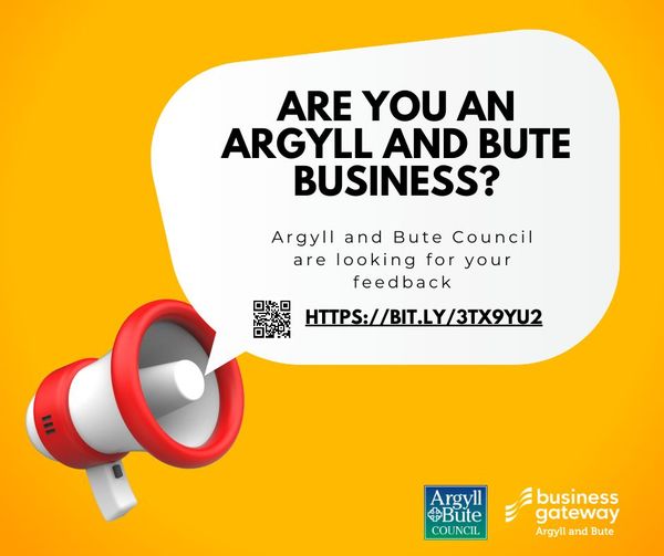 Do you run a business in Argyll and Bute? Business Gateway is inviting local businesses to complete a short survey to help shape the council's refreshed 10-year Economic Strategy for the area. Take part here 👉 bit.ly/3Tx9yU2 #abplace2b