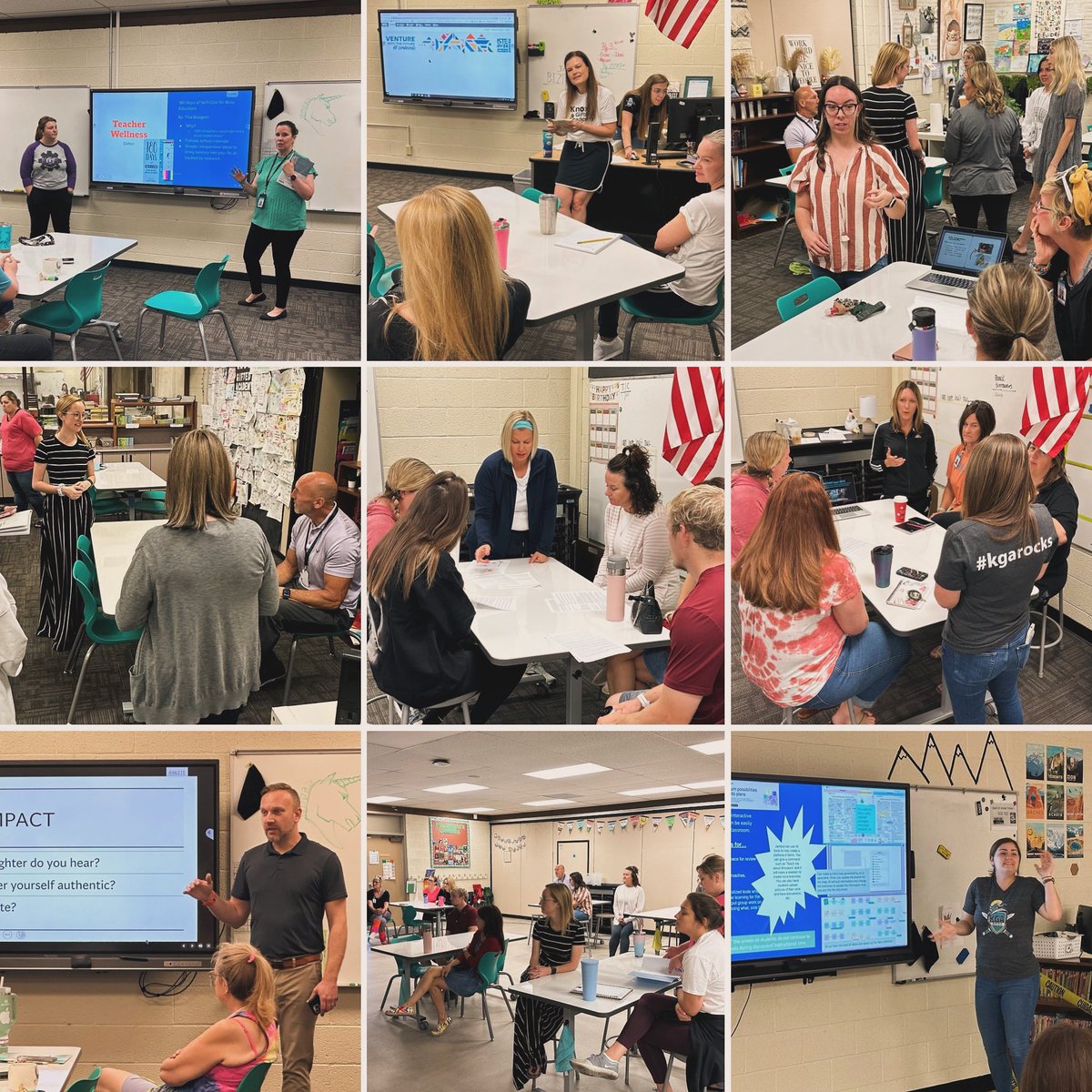 KnoxGifted's tweet photo. At KGA, we learn from each other. Teachers attended local and national conferences throughout the year and came back to share new learning, useful resources, and tech tips that will make an impact into our classrooms. #thankateacher #professionaldevelopment #kgarocks https://t.co/xZBB0p9kst