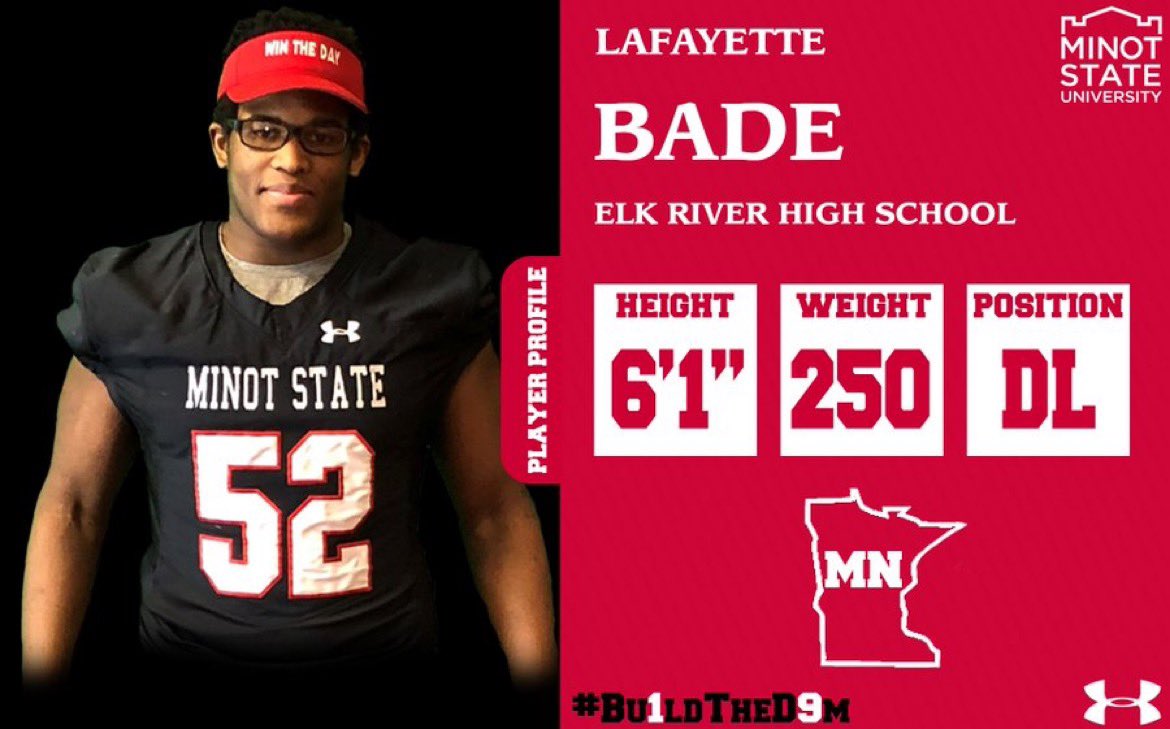 Started off the morning at Elk River high school home of Beaver Alum Lafayette Bade. Thanks for the hospitality 🦫🏈 @BadeLafayette @ElkRiverElksFB