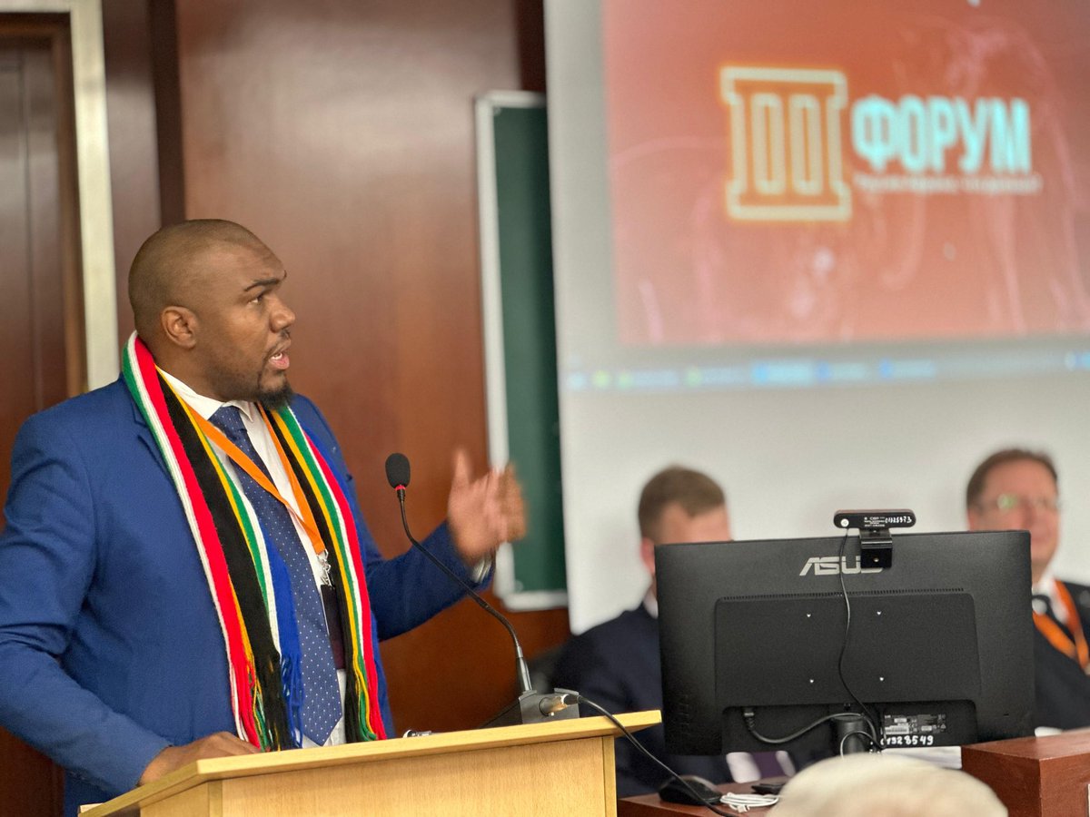 The Third International Forum-  Russia-Africa: What Is Next?
Taking place at MGIMO University, from April 23-26, 2024. 

Our Executive Chair participated in a roundtable discussion on Prospects for Russian-African Cooperation Through the Prism of BRICS Expansion.

#RussiaAfrica