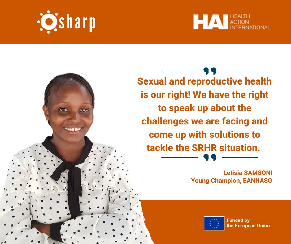 Meet Letisia! A young champion from 🇹🇿 who is passionate about adolescents' empowerment through #SRHR education. Letisia’s determination and courage to speak up about #SRHR challenges shine a bright light among her peers and community. Keep it up Letisia! #HealthyAdolescents