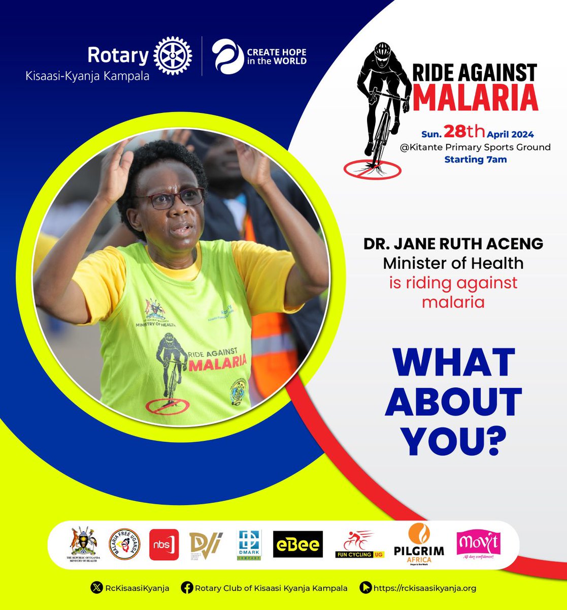 Don't Miss a ride for #MalariaDay #FightMalaria