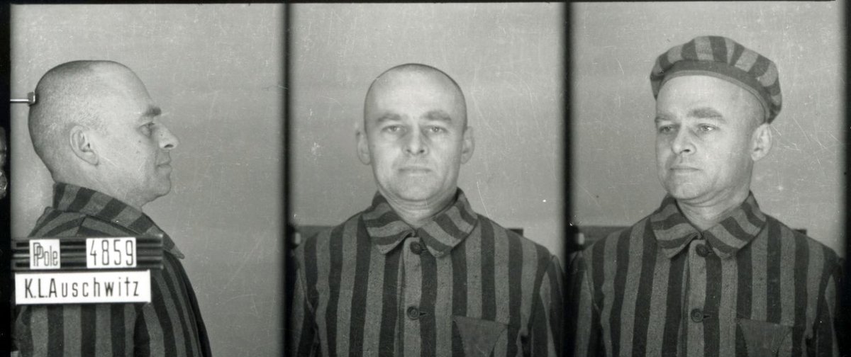 In 1940, Witold Pilecki volunteered to be sent to the German KL Auschwitz in order to infiltrate it and organize resistance inside. #OTD in 1943, he escaped from the camp to deliver his report. After WW2, the communists sentenced him to death and executed.