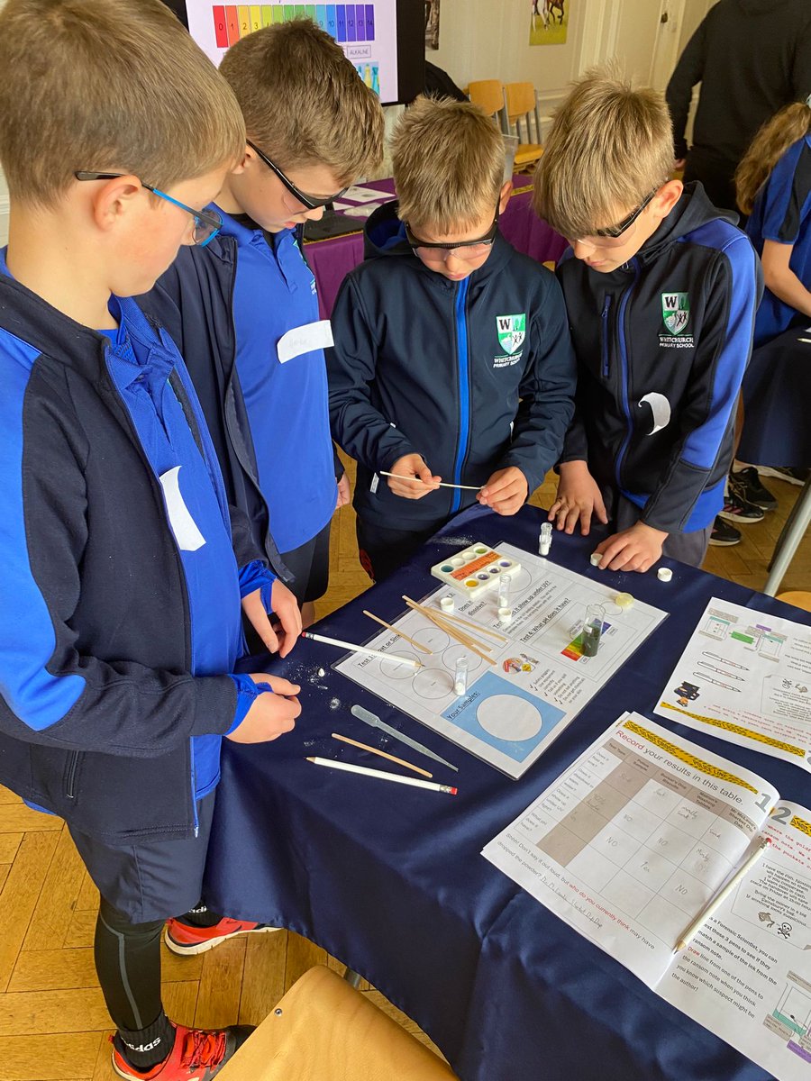 Whitchurch Primary School attended a fun and interactive forensic science morning at Pangbourne College, to uncover the whereabouts of the Headmaster's pet fish! 🐟🔍 The Year 5 pupils really enjoyed the opportunity to bring science to life! #PangCollScience #PangCollOutreach