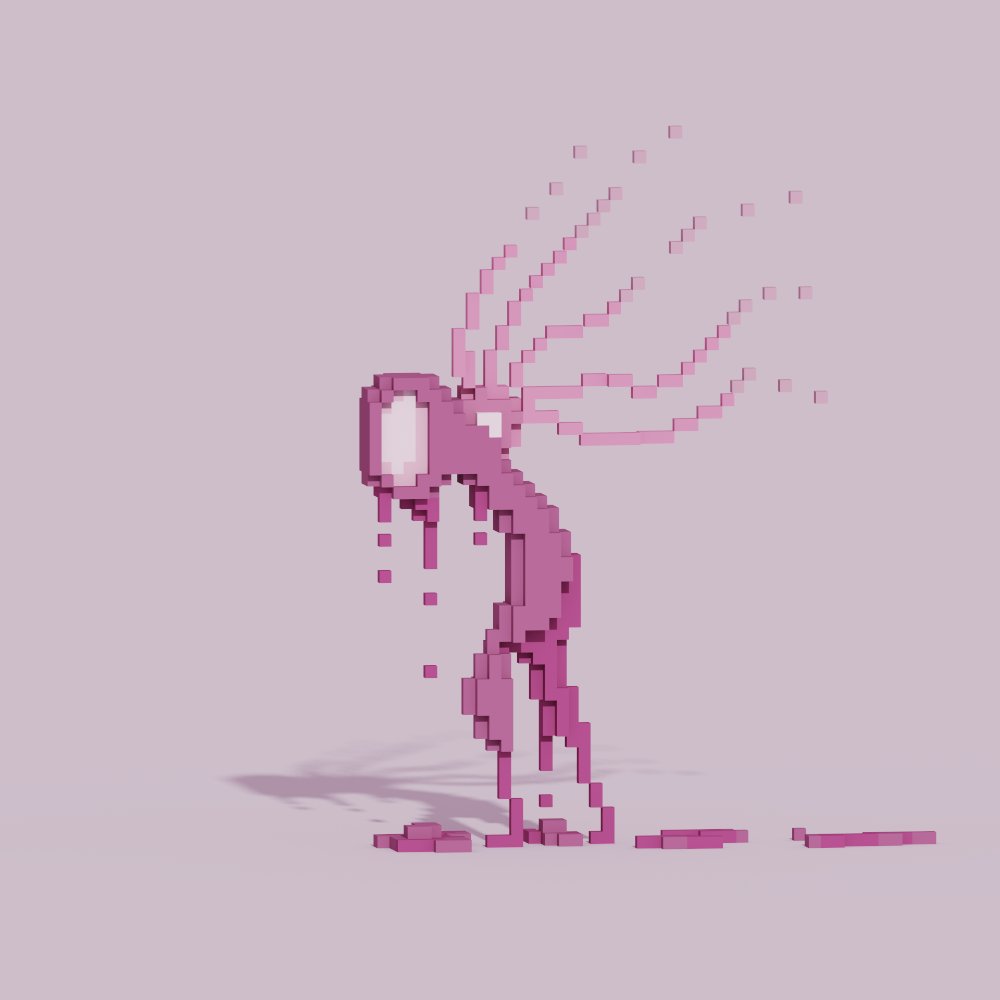 #pixelart #ドット絵 
#voxel #voxelart