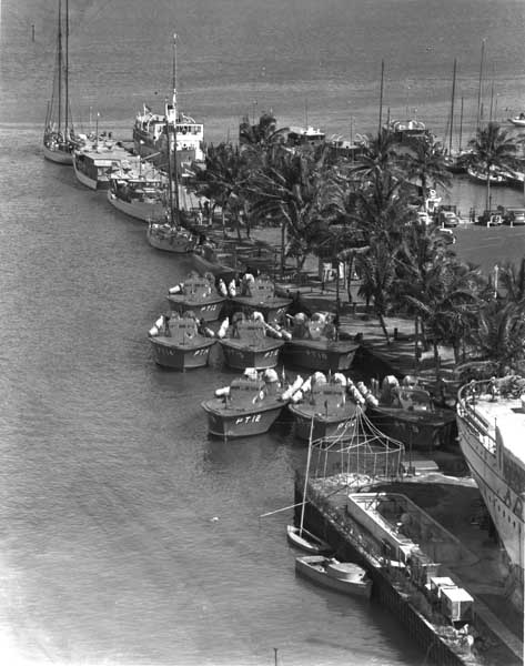 #Throwback to when the military used #PortMiami to dock their PT boats while practicing offshore exercises.