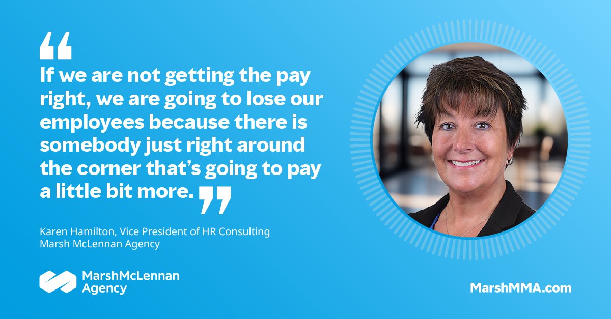 Karen Hamilton, VP of Consulting Services, @Marsh_MMA, spoke with @CorpMagazine about compensation #benchmarking, why it's important in today's labor market, how she advises #HR leaders to approach conducting a competitive pay analysis, & more. #MarshMMA sprou.tt/1fk3ygixRzq
