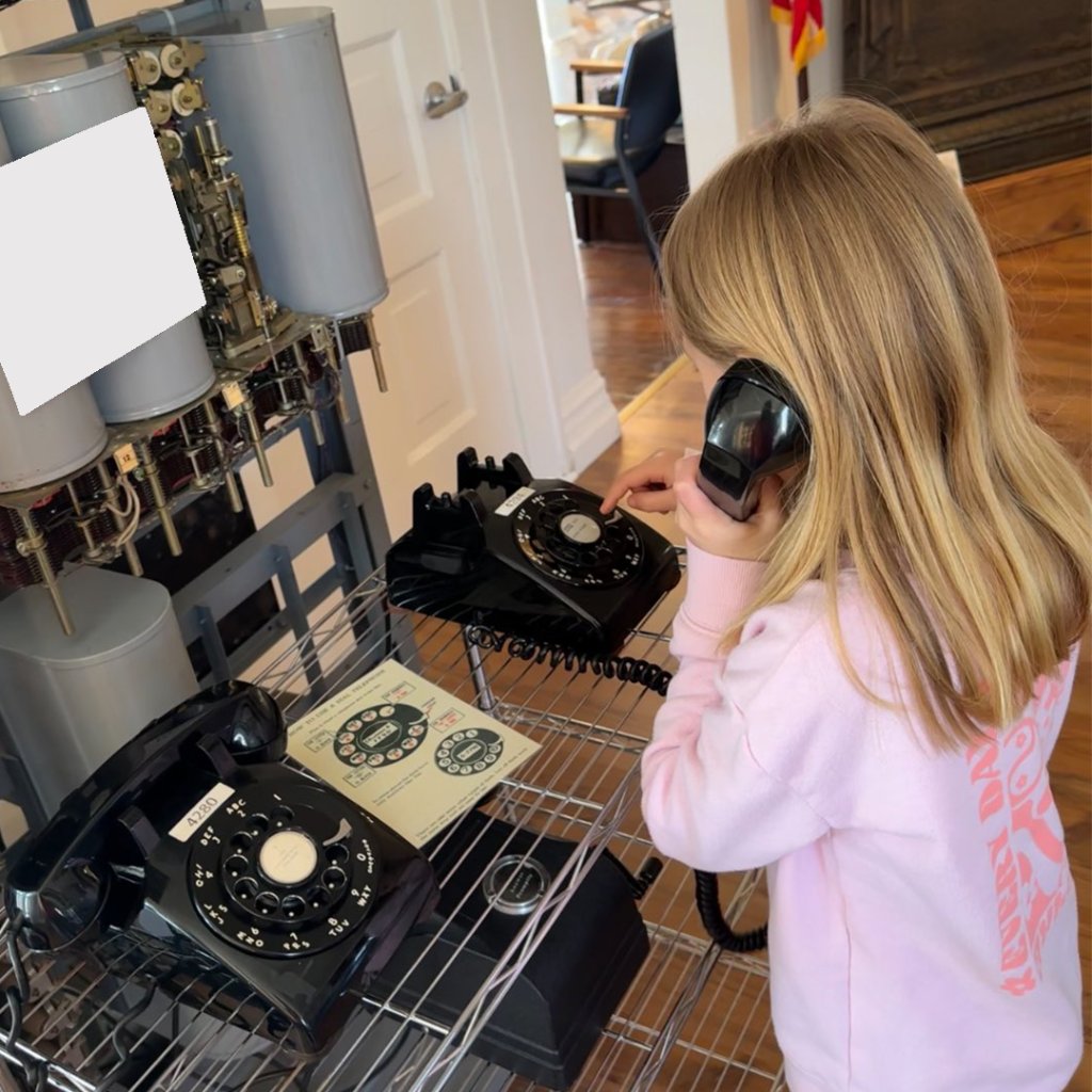 “Mom, how do I get to the apps on this thing?”

FirstNet® Expert Julie had a memorable day at the telephone museum with her daughter. Together they took a trip through telecom history. Julie said watching her “future telecom expert” work the rotary was priceless.

#LifeAtATT 💙