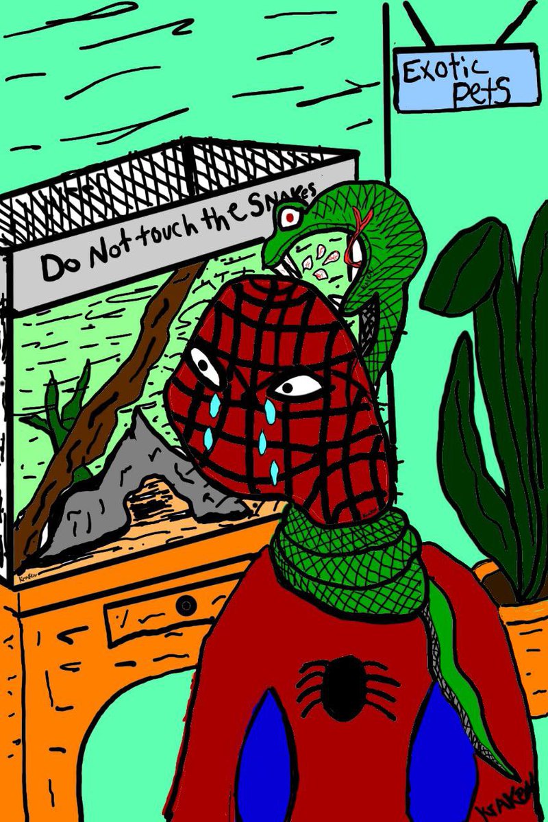 nicsETH20's tweet photo. I will bull post $Spoody until it is where it should be. That community deserves more than that mc.

Devs are out, community is still grinding + one of the greatest memes ever

Let's send the autistic Spoderman https://t.co/ggAvzuddxe