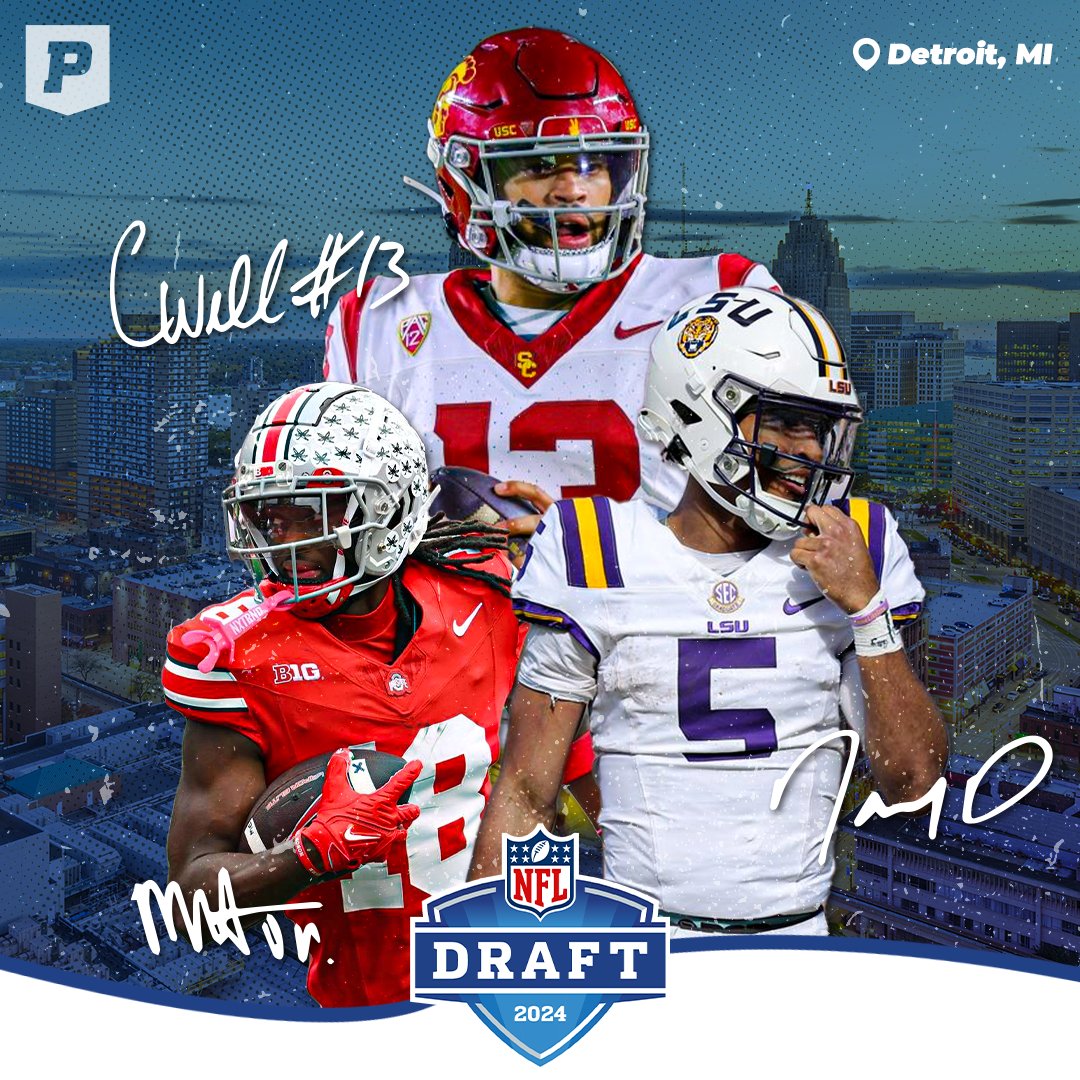 🙌 Football fans, we made it. It's DRAFT DAY! #NFLDraft2024 #MockDraft #NFLProspects #DraftPicks #NFLMock #2024NFLDraft #DraftDay #NFLFuture #DraftProspects #Detriot