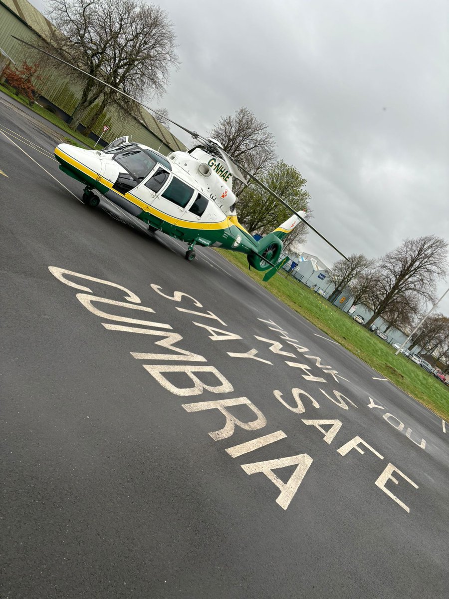 🗣 Cumbria, we are your local air ambulance service based in the Lake District! Our team not only can quickly make the transfer to a major trauma unit but also perform hospital-standard procedures that give patients a better chance of survival. We are proud to serve you.