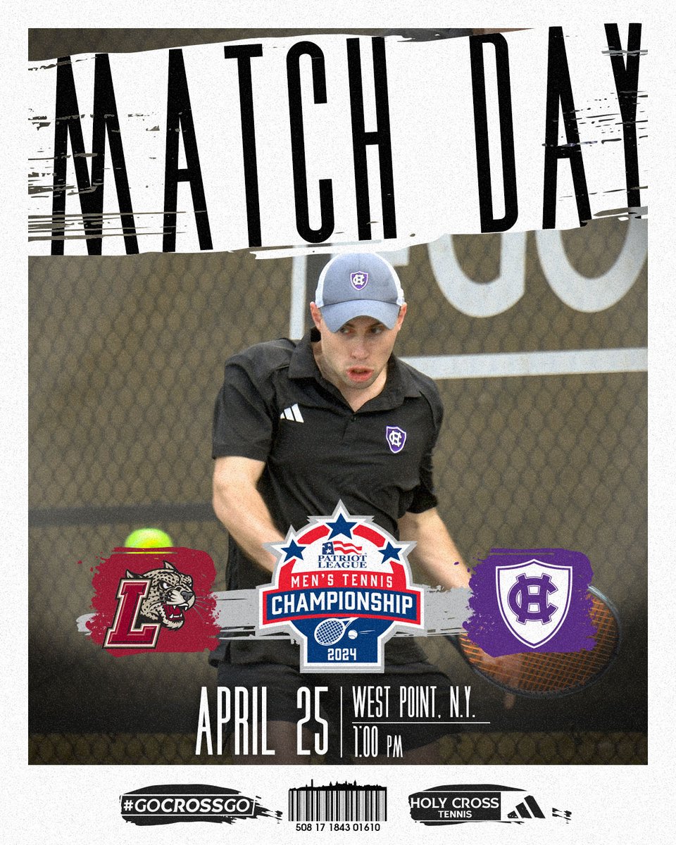 Tournament Time! 🎾 vs. Lafayette 🕰️ 1:00 p.m. 📍 West Point, N.Y. 🏟️ Malek Tennis Center 🎥 tinyurl.com/3yx64ase 📈 tinyurl.com/mry79yw6 #GoCrossGo