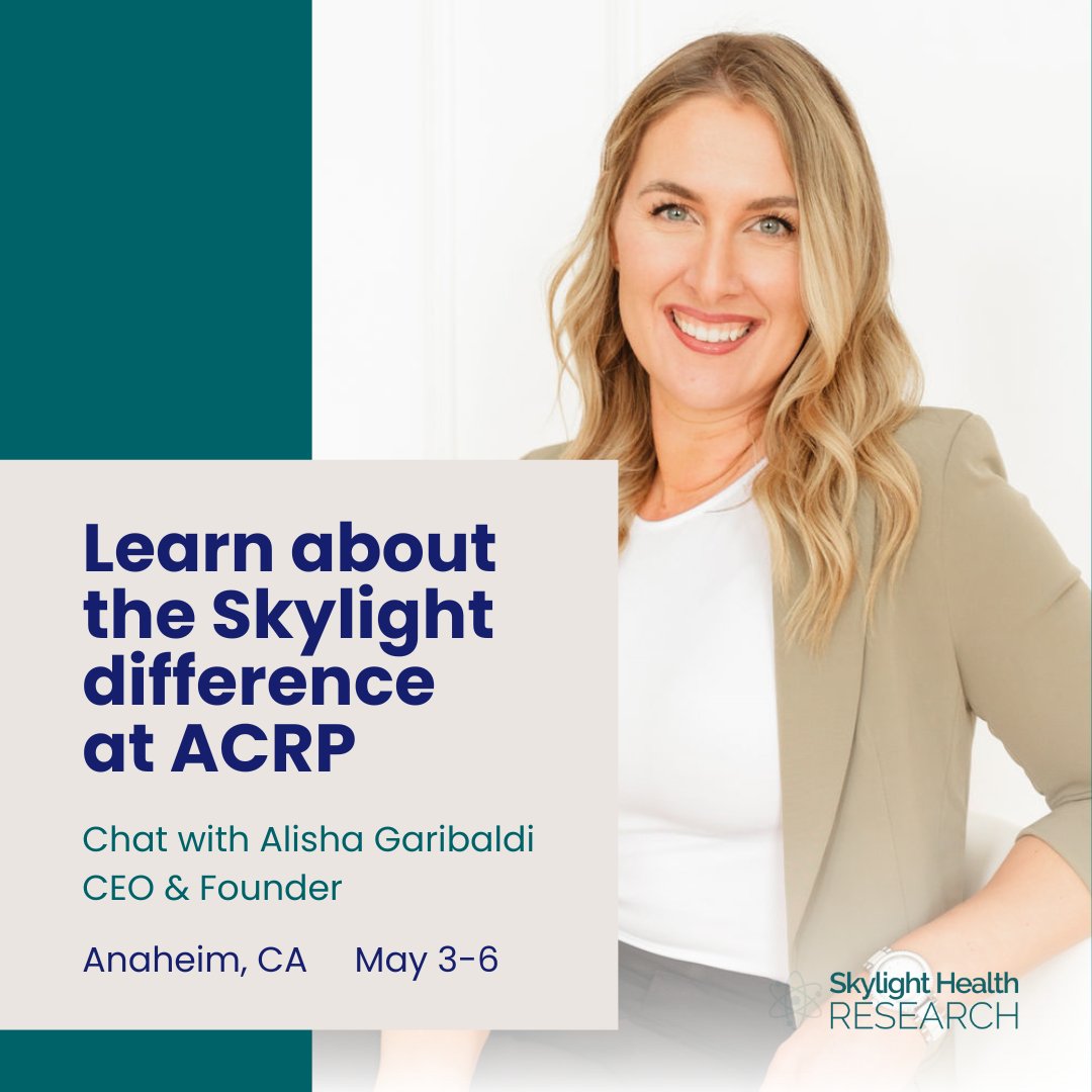 Reach out to book a meeting with our CEO & Founder, Alisha Garibaldi at ACRP next weekend.⁠
⁠
#ACRP2024 #GoForIt #GoForEducation #Workshops #ClinicalResearch101 #ClinicalResearch #ClinicalTrials