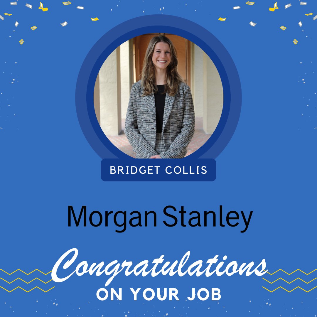 Congratulations to Early Advantage MBA student Bridget Collis for landing a job with Morgan Stanley as a Client Service Associate! We are thrilled for Bridget and want to wish her the best of luck on this next part of her business journey. 

#CrummerBusiness #RollinsCollege #mba