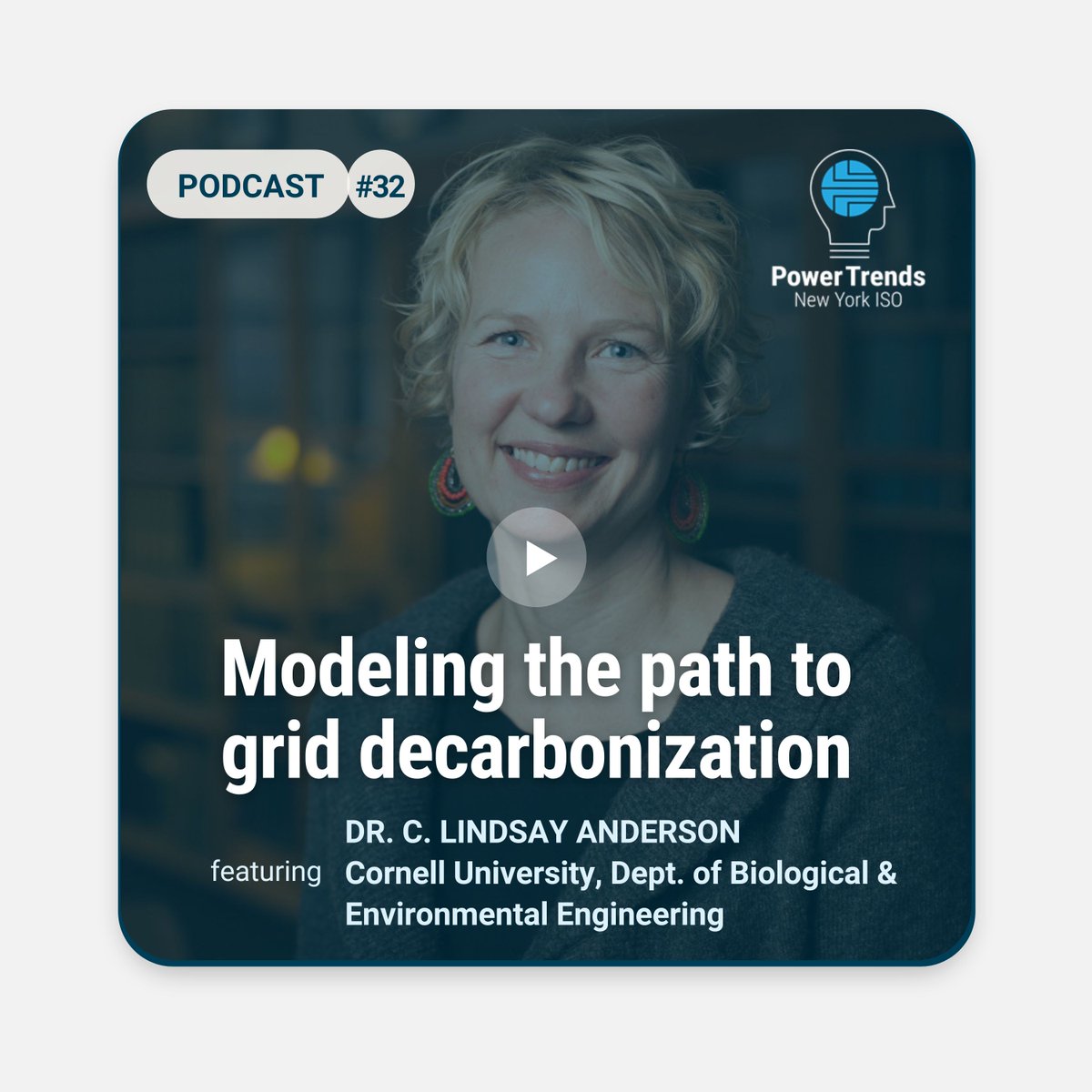 🎙️Modeling the end state of a decarbonized grid is as important as anticipating the steps along the way. In this podcast, @Cornell’s @lndsyandrsn describes her data modeling to study precisely that. Listen now 🎧 nyiso.com/-/podcast-ep-3…