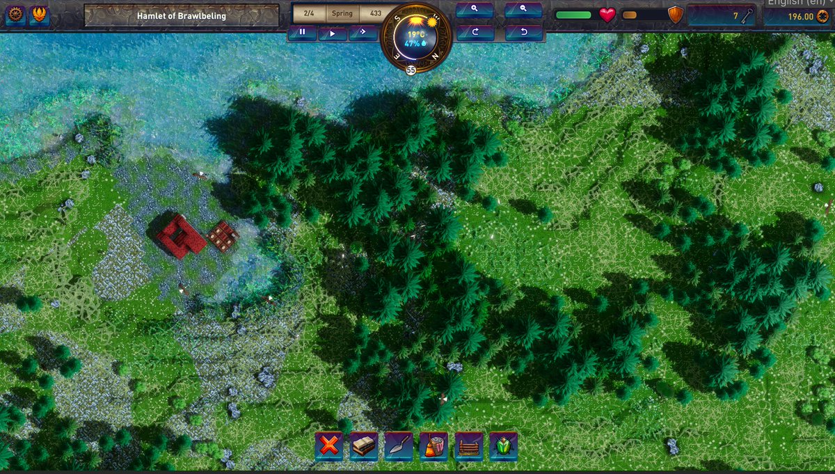 🧐 I was wondering how my game would look like with a top view camera. 🤓 So I made a test. Looks like a #DnD map. 💙 Wishlist my upcoming city builder on Steam store.steampowered.com/app/1972450/Ea…