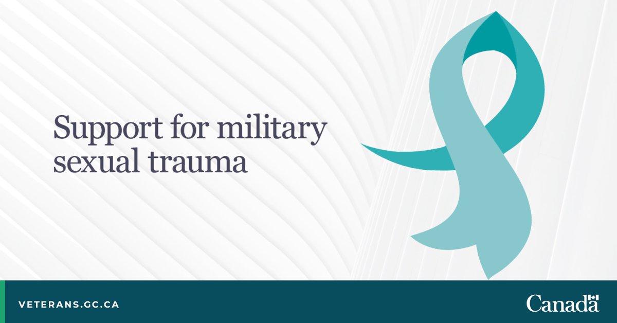 If you experienced military sexual trauma, you are encouraged to apply for VAC supports or disability benefits. Learn more: ow.ly/wFAl50RnYfB #SupportForCDNVeterans