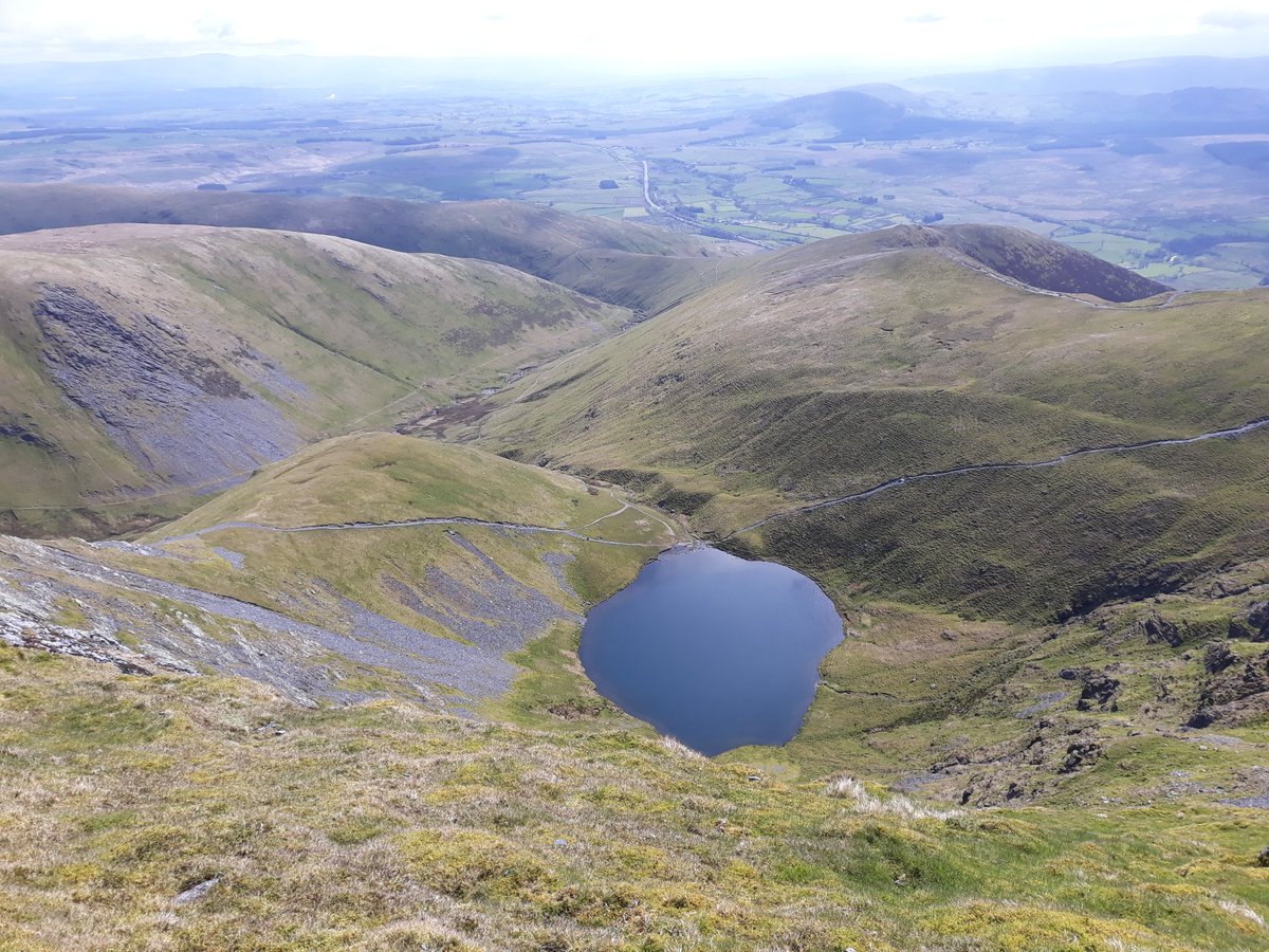 Views from Blencathra to the Lakes and Scotland, and a *very* cold swim in Scales Tarn after descending Sharp Edge.